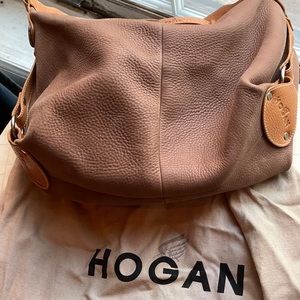 Authentic HOGAN hobo shoulder bag w/ dust bag
